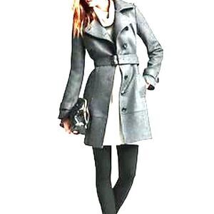 Banana Republic Italian Wool Blend Trench Coat.
